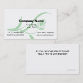 Gärtner-Visitenkarten Visitenkarte (Vorne/Hinten)