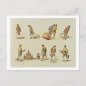 Gärtner, Vol. 2, Platte 97, aus "Microcosm", Prägu Postkarte (Vorderseite)