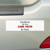Gärtner-/Zombie-Jäger Autoaufkleber (Auf Auto)