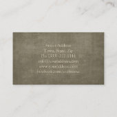 Gärtner zum Beschneiden und Beschneiden von Bäumen Visitenkarte (Rückseite)