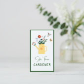 Gärtnerdienst visitenkarte (Stehend Vorderseite)