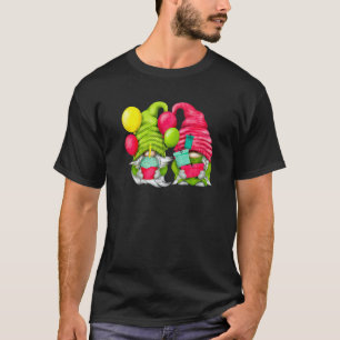 Gärtnerei 4\Geburtstags-Gnome Mit Ballons Für Gart T-Shirt