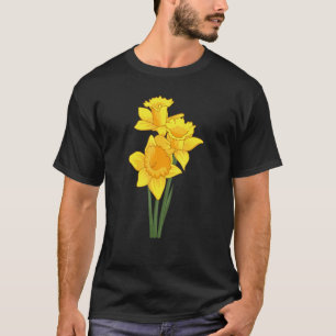 Gärtnerei 4\Osterglocken Blumen Floral Stil Frühli T-Shirt