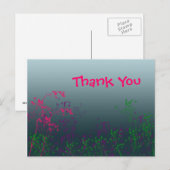 Gärtnerei, danke Postkarte (Vorne/Hinten)