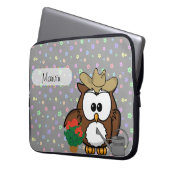 Gärtnereule Laptopschutzhülle (Vorderseite Links)