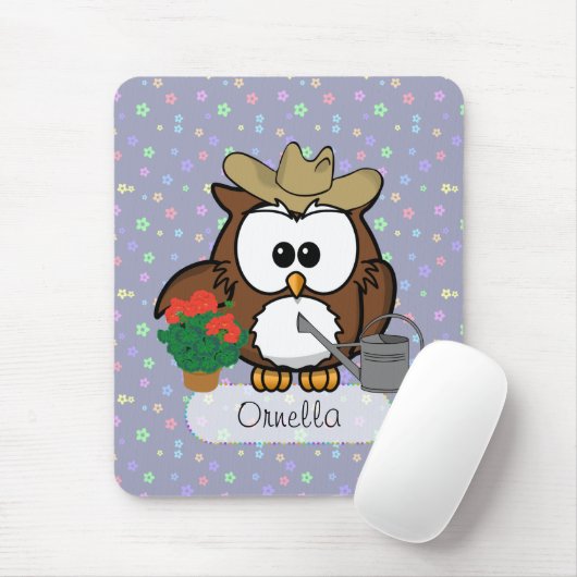 Gärtnereule Mousepad (Mit Mouse)