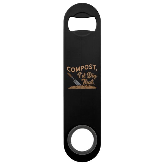 Gärtnergärtengeschenk Speed Flaschenöffner (Vorderseite)