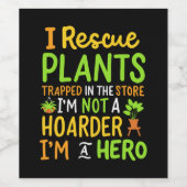 Gärtnergärtner Weinetikett (Einzelnes Label)