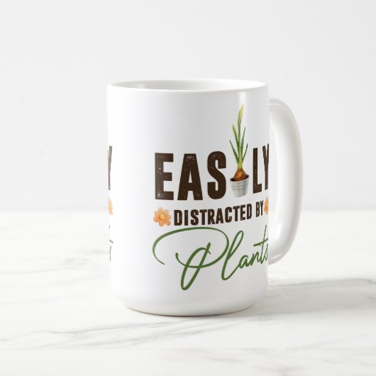 Gärtnergeschenk für Gärtner Pflanze Kaffeetasse (VorderseiteRechts)