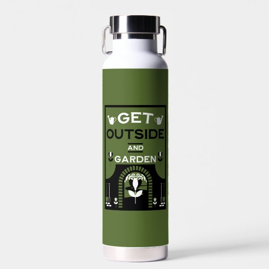 Gärtnergeschenk im Freien Trinkflasche (Vorne)
