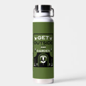 Gärtnergeschenk im Freien Trinkflasche (Rückseite)
