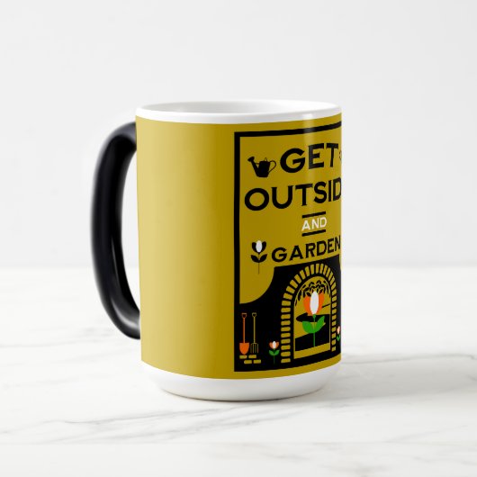 Gärtnergeschenk im Freien Verwandlungstasse (Vorderseite Links)