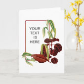 Gärtnerin für Pflanze Karte (Gelbe Blume)