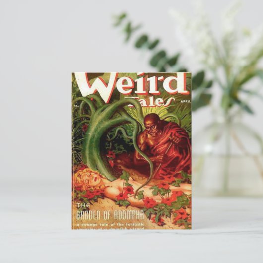 Gärtnerin und Napping Frau Postkarte (Stehend Vorderseite)