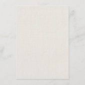 Gärtnerische Wildblume QR-Kodex Hochzeit Begleitkarte (Rückseite)