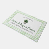 Gärtnerkinder verwöhnt hier Großeltern Fußmatte (Schrägansicht)