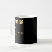 Gärtnermädchen Funny Sprichwort Kaffeetasse (Vorderseite Links)
