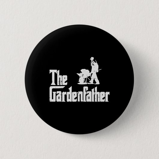 Gärtnern Der Großvater Funny Movie Pun Vathers Button (Vorderseite)