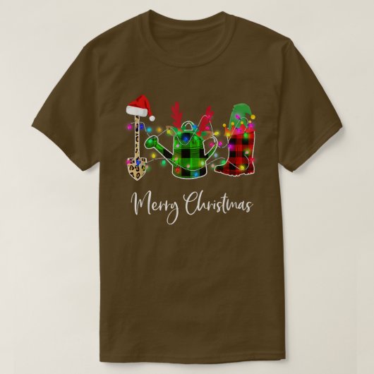 Gärtnern Frohe Weihnachtszeit Shirt (Design vorne)