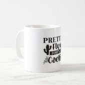 Gärtnern Hübsche Fliege für einen Cacti Gardener F Kaffeetasse (Vorderseite Links)