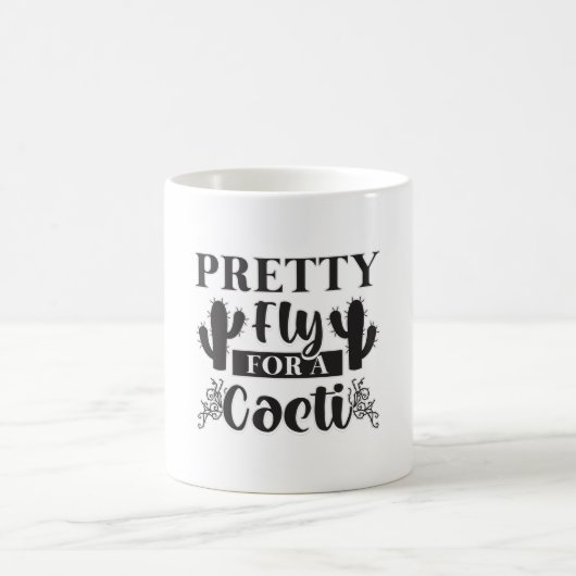 Gärtnern Hübsche Fliege für einen Cacti Gardener F Kaffeetasse (Mittel)