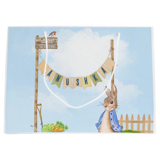 GärtnerPeter der Kaninchen Große Geschenktüte (Vorderseite)