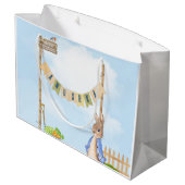 GärtnerPeter der Kaninchen Große Geschenktüte (Rückseite Schrägansicht)