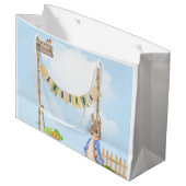 GärtnerPeter der Kaninchen Große Geschenktüte (Vorderseite Schrägansicht)
