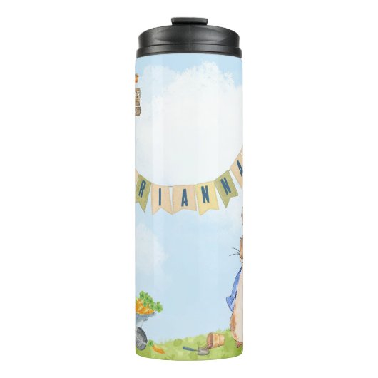 GärtnerPeter der Kaninchen Thermosbecher (Vorderseite)