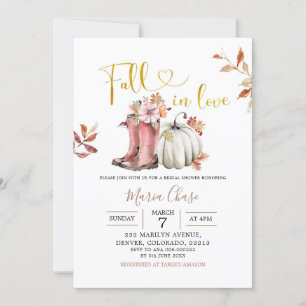 Gärtnerpumpenfall im Brautparty der Liebe Einladung