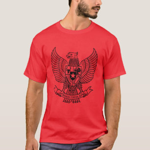 garuda pancasila scherzt Shirt - Schwarzes