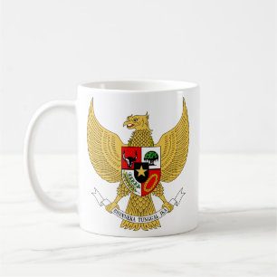 Garuda Pancasila, t bewaffnet Indonesien, Kaffeetasse