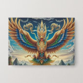 Garuda Rectangle Button (Vorderseite)