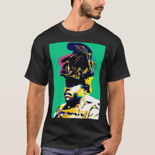 Garvey Pan African Pop Art Marcus Schwarzer T-Shirt