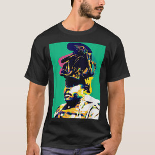 Garvey Pan African Pop Art Marcus Schwarzer T-Shirt
