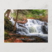 Garwin Falls, landschaftliches Foto New Hampshire, Postkarte (Vorderseite)