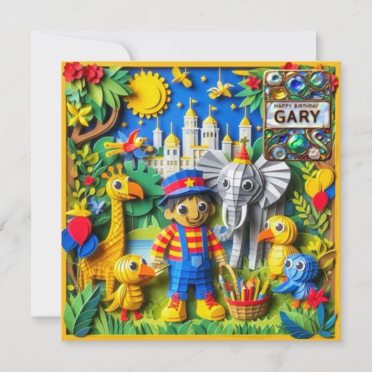 GARY ~ Birthday Card ~ Park Ranger ~ (Vorderseite)
