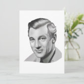 Gary Cooper Feiertagskarte (Stehend Vorderseite)