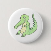 Gary der Alligatorknopf Button (Vorderseite)