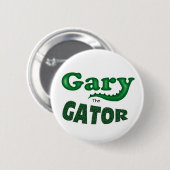 Gary der Alligatorlogoknopf Button (Vorne & Hinten)