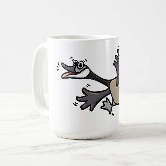 Gary die Gans-Tasse - Ernie das Elf-Buch Kaffeetasse (Vorderseite Links)