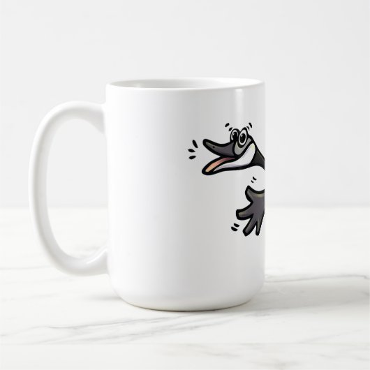 Gary die Gans-Tasse - Ernie das Elf-Buch Kaffeetasse (Links)