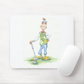 Gary die GolfspielerMausunterlage Mousepad (Mit Mouse)