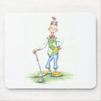 Gary die GolfspielerMausunterlage Mousepad