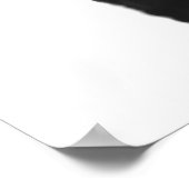 Gary die schwarze Katze Poster (Ecke)