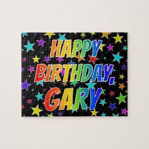 "GARY" First Name, Fun "HAPPY BIRTHDAY" Puzzle