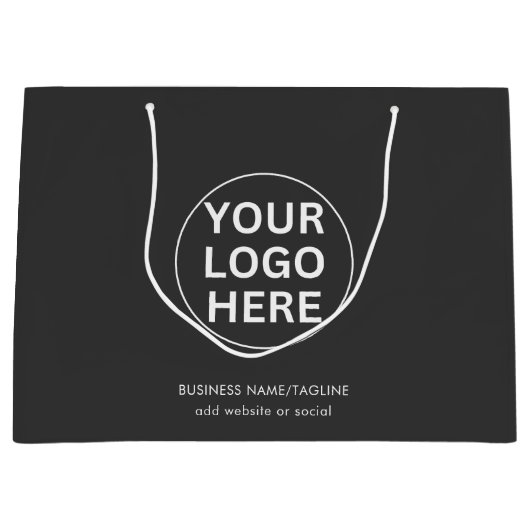 Gary für das berufliche Firmenlogo Große Geschenktüte (Vorderseite)