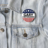 Gary für Präsident Button (Beispiel)