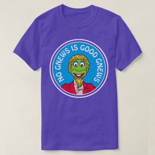 Gary Gnu Great Space Untersetzer T-Shirt (Design vorne)