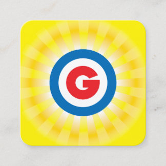 Gary Grayson Business Card Quadratische Visitenkarte